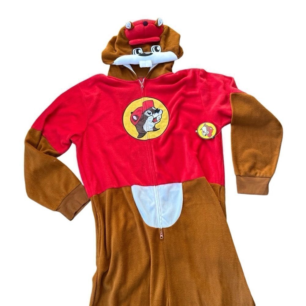 Buc-EE's Gas Station Beaver Union Suit One Piece Adult Pajamas Costume 2XL NWT